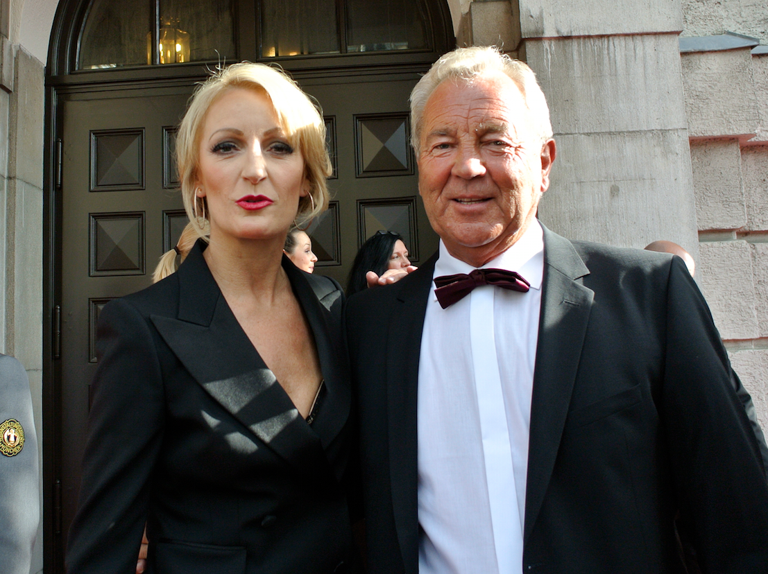 Comedy-Star Monika Gruber und Manager Egon Bauer