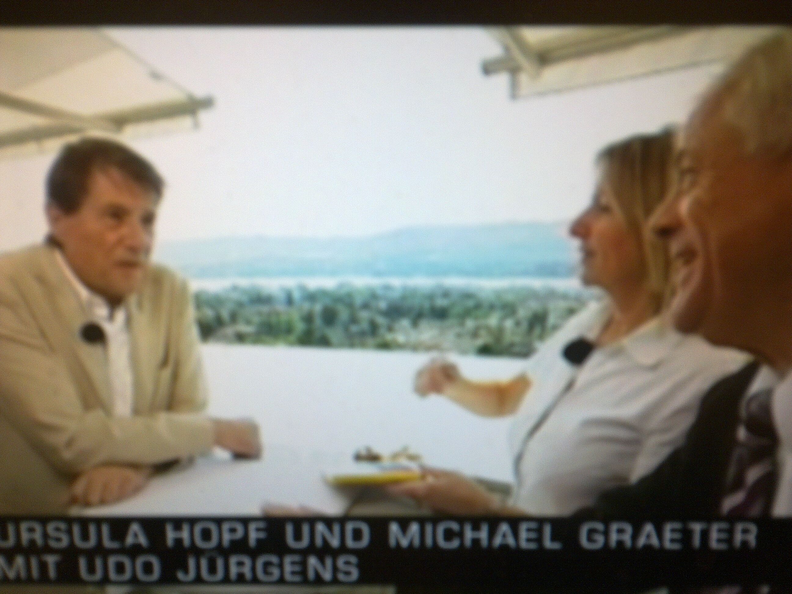 Trotz 80 Jahren voller Pläne: Udo Jürgens- hier beim ZDF-Interview mit Ursula Hopf und Michael Graeter in Zürich - starb am Sonntag.