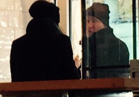 In München im Restaurant "Kochspielhaus": Bastian Schweinsteiger und Anna.