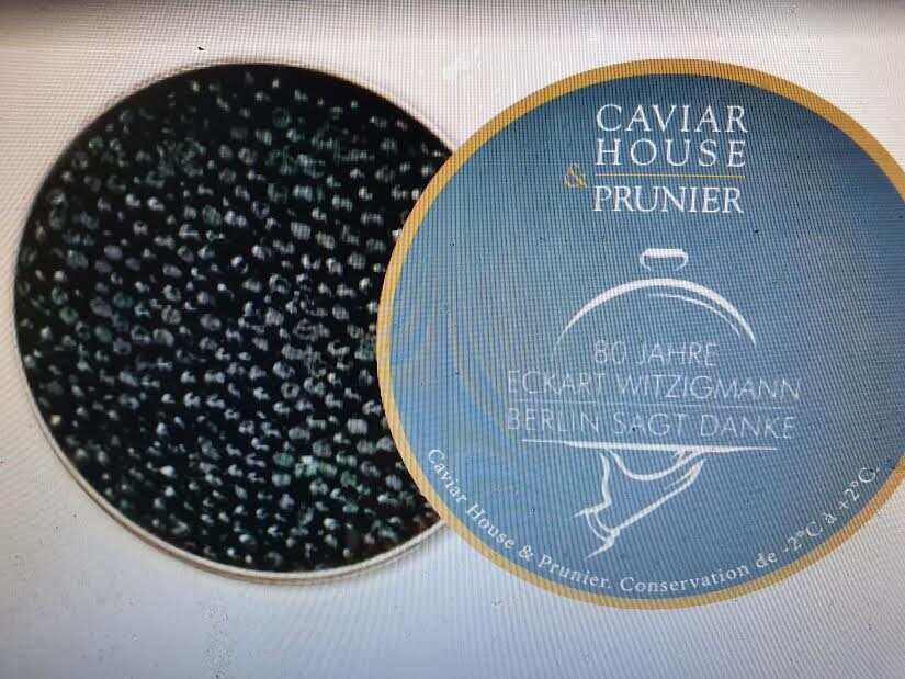 Es gab sogar einen eigenen Witzigmann-Kaviar.