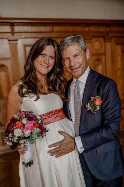 Hochzeit in Ingolstadt: Energie-Unternehmer Christian Auer und seine Frau Susi.